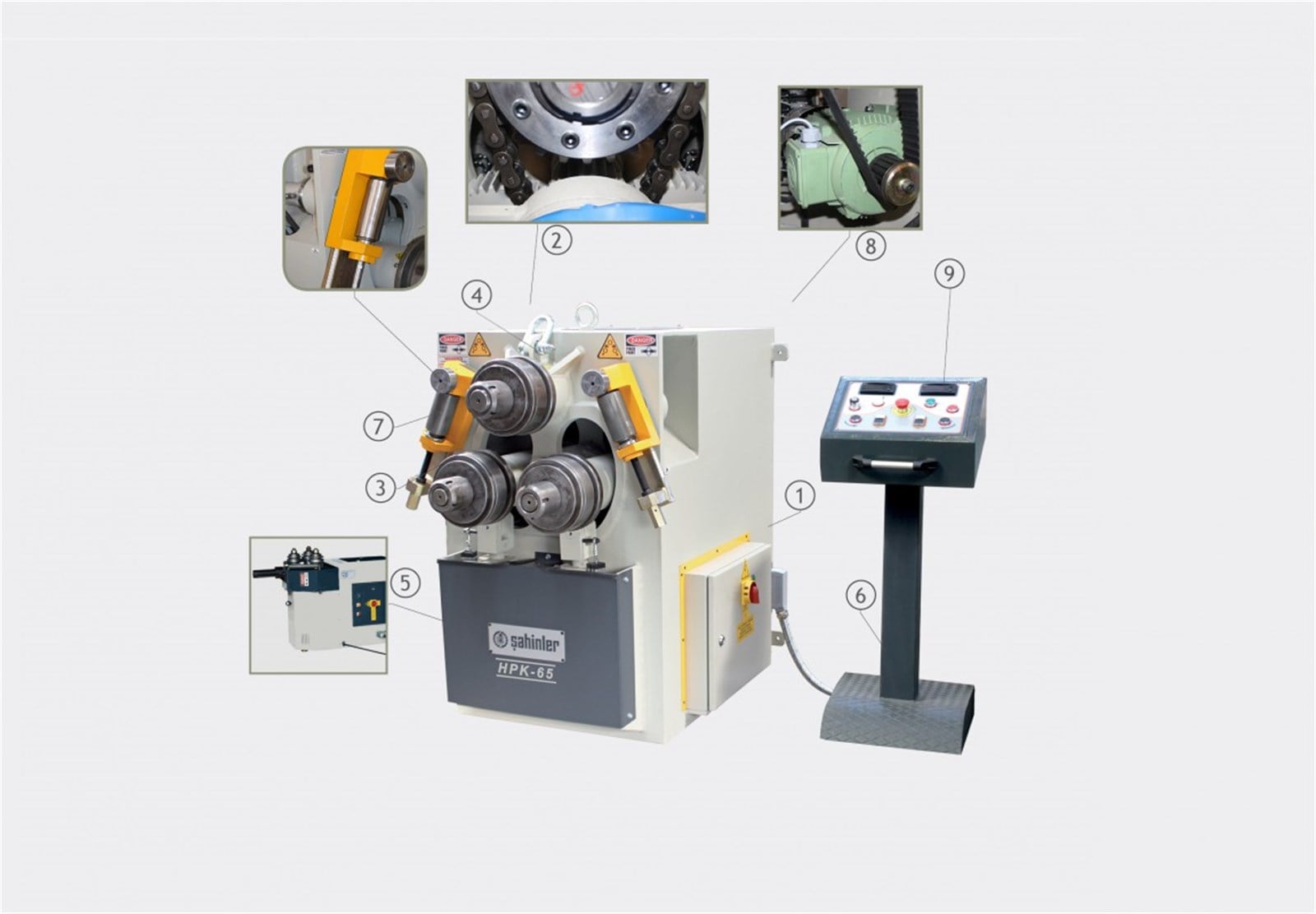 HPK 65 Hydraulic Profile Bending Machine 