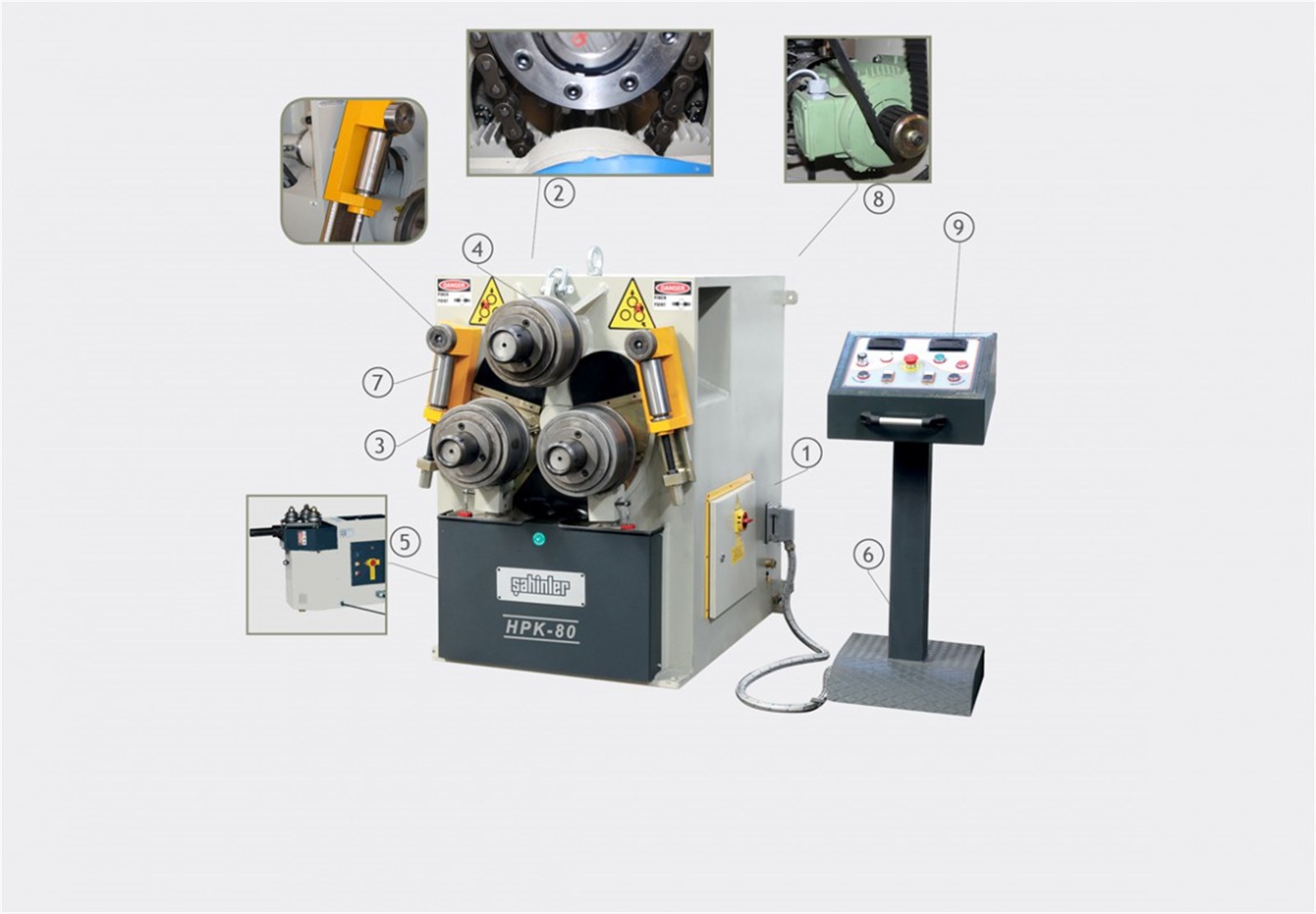 HPK 80 Hydraulic Profile Bending Machine 