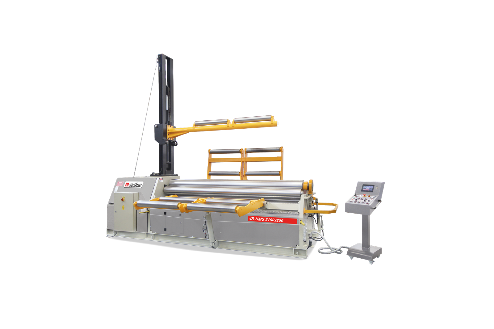 Isıtan 4R HMS 650x80 Hydraulıc 4 Roll Plate Rollıng Machınes