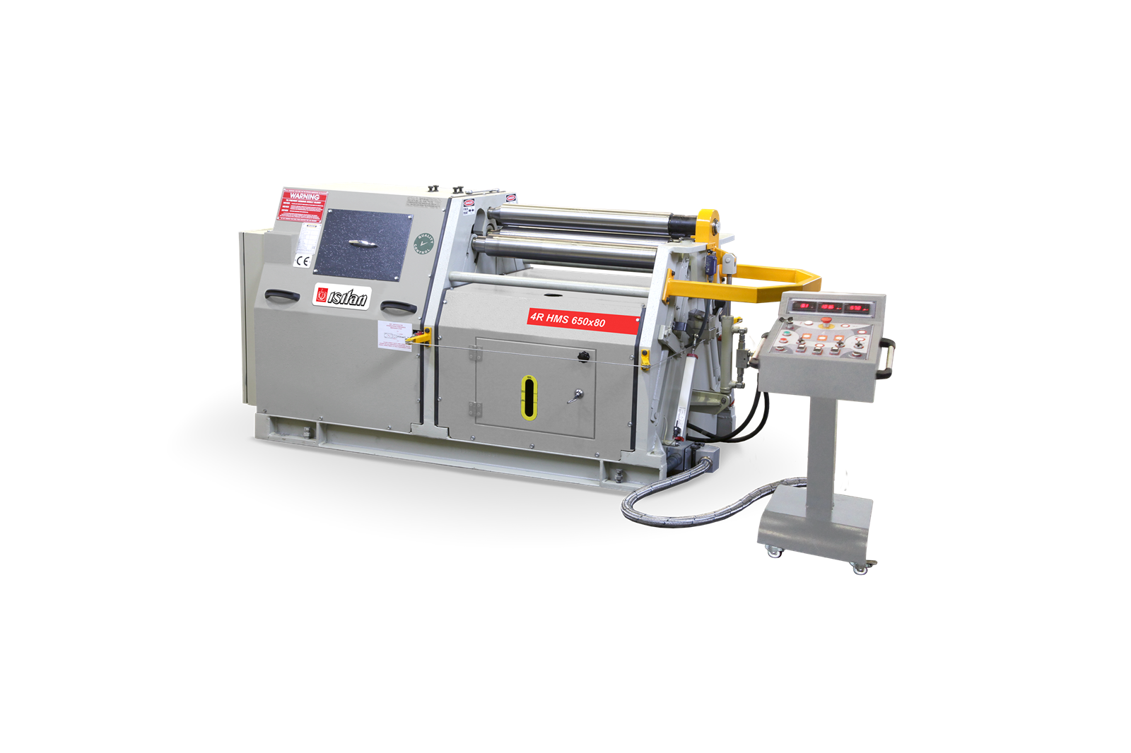 Isıtan 4R HMS 650x80 Hydraulıc 4 Roll Plate Rollıng Machınes