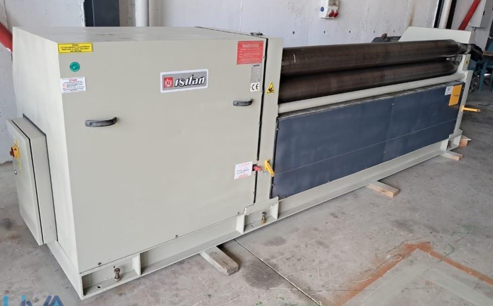 Isitan MRM-S 2550x190 Motorized 3Rolls Plate Bending Machine With Extended Roll Shaft - Digital Read-Out - Hardened Rolls