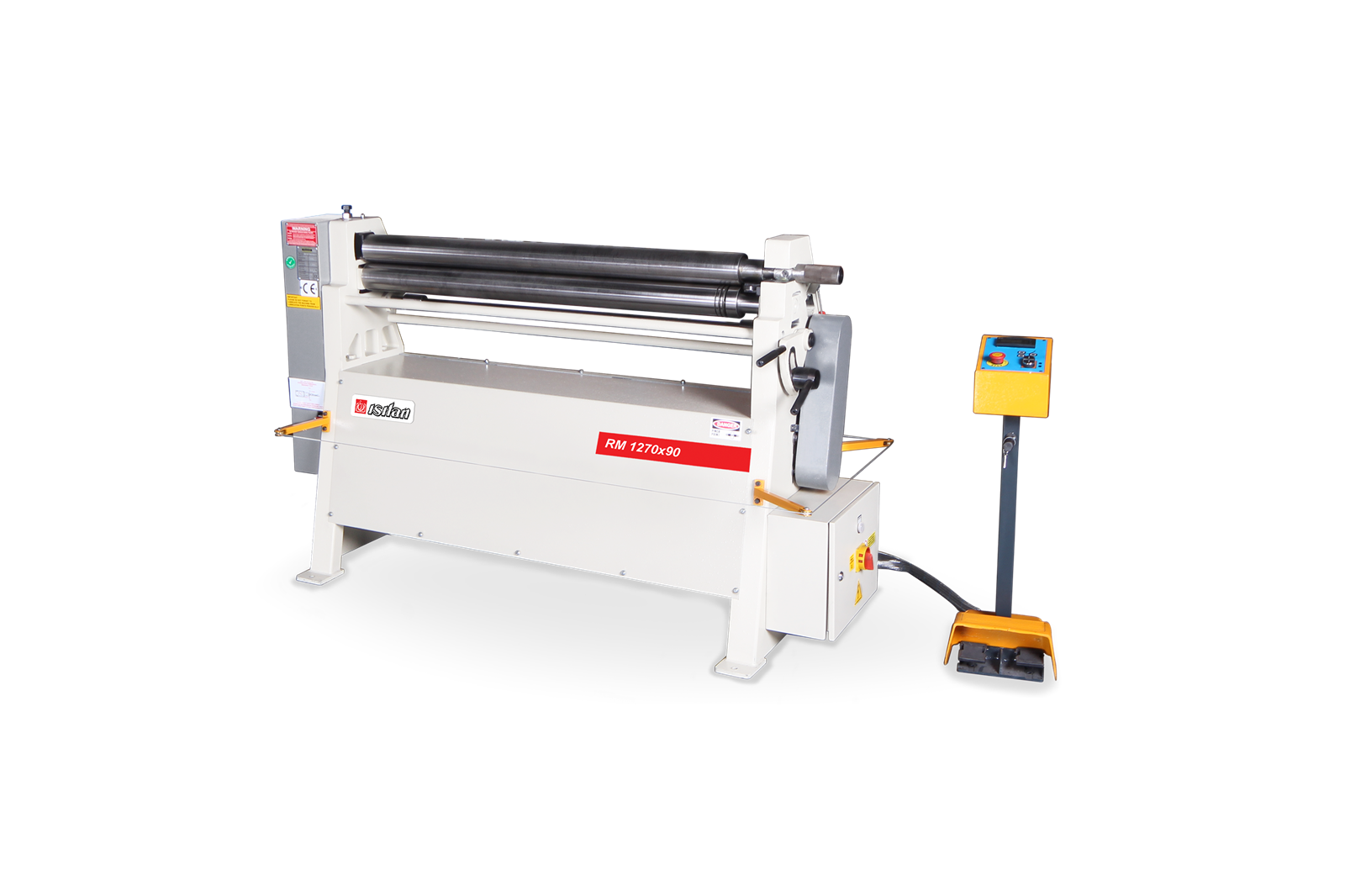 Isıtan RM 1550 x 90 Motorized 3Rolls Platte Bending Machine