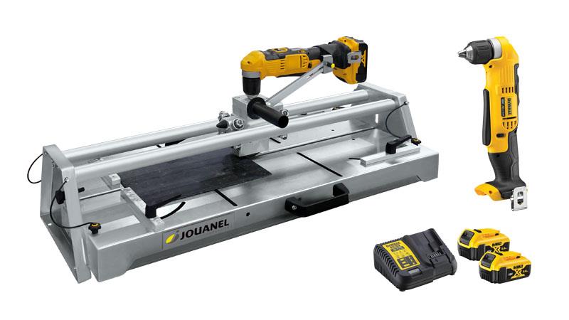Jouanel CA600E-DEW Electric Thick Slate-Cutter Up To 8mm Max.Length 600mm Including DEW Drill Driver Kit