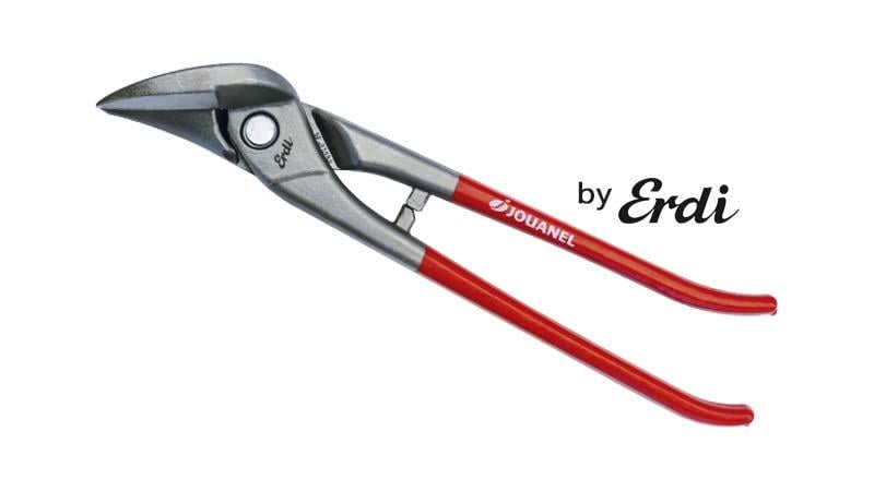 Jouanel CBIDS Shape And Straight Cutting Snips - To The Right - 280 mm - Painted Handles