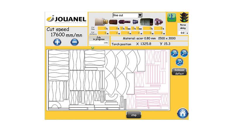 Jouanel JYL-BASIC+ Drawing Software Importation Of dxf Files And Automatic Nesting - Automatic Cutting Up - With 2d CAD Software