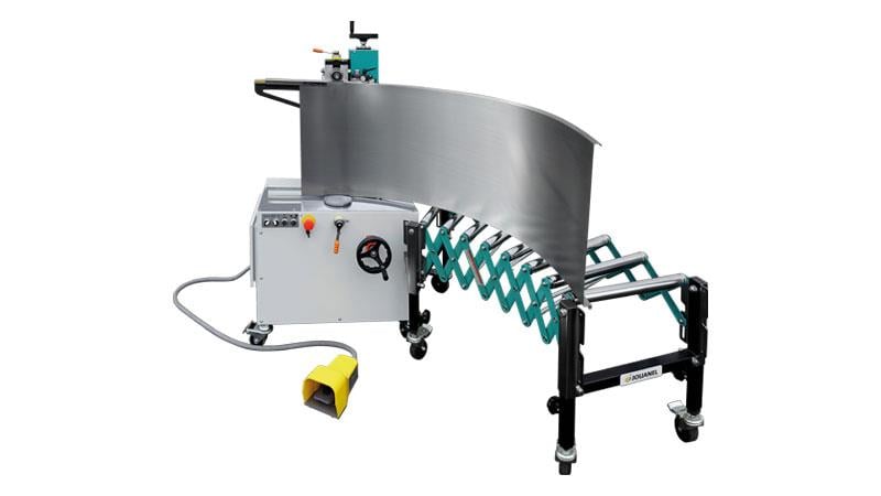 Jouanel RCBPRO Electric Arch-Folding Machine For Standing Seam Profiles With Speed Adjustment