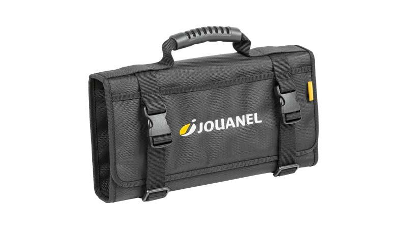 Jouanel ROLL-BAG-QS Premium Rolling Tool Bag - 6 Compartments - 1 Outside Pocket - Tools Not Included