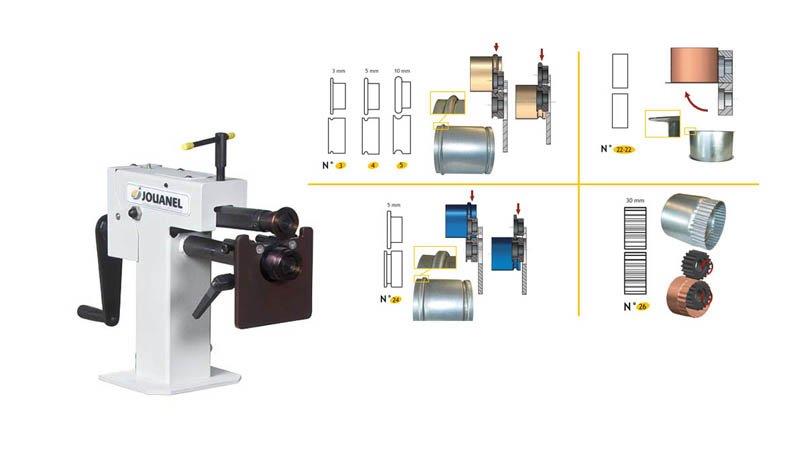 Jouanel SB5M - PLUS SB5M Swaging Machine With 6 Set of Rolls (3, 4, 5, 22-22, 24, 26)
