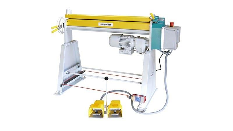 Jouanel SDS48EVV Electric Roll-Bending Machine 1m x 1mm Pedal FWD/BWD Adjustable Speed 48-mm Ø Roller