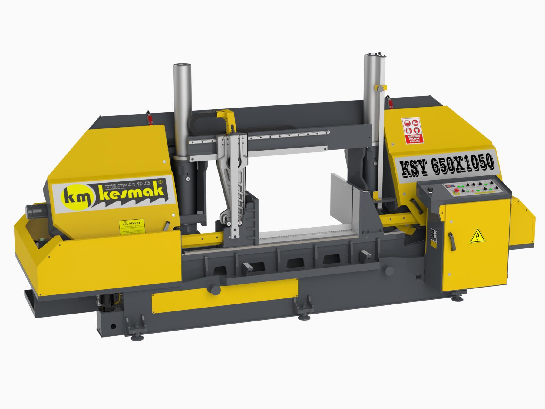 Kesmak KSY 650x1050 Semi-Automatic Column - Linear Guideway Table