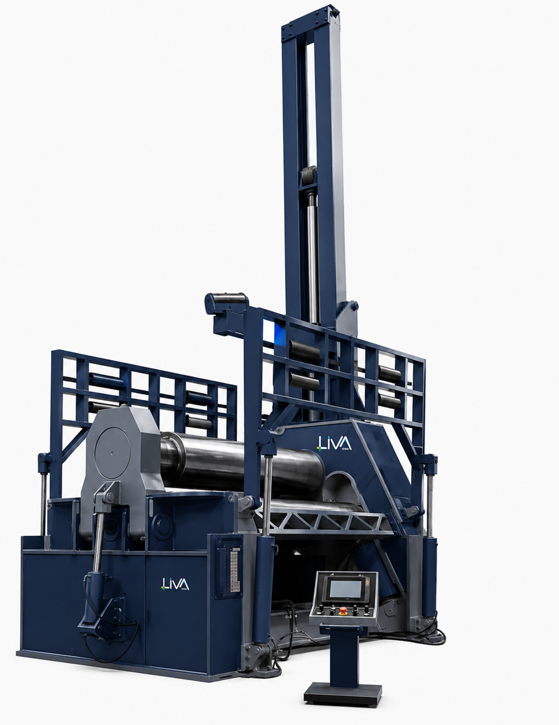 LIVA OEM-CN 4R 2000×920 mm 4Rolls Hydraulic Plate Bending Machine With NC – T=140 mm × Ø1600 mm (Q235) Rolling Capacity