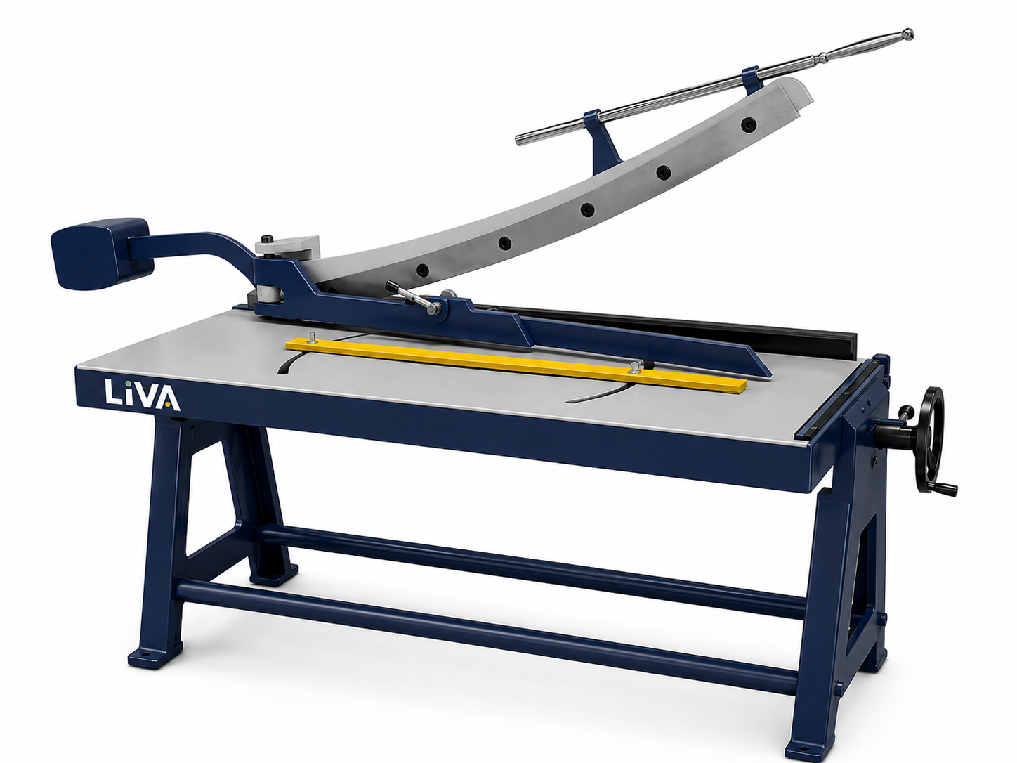 LIVA OEM-TR MHGS-LDWSC 1270×1.5 mm Light Duty Welded Steel Construction Manual Hand Lever Guillotine Shear