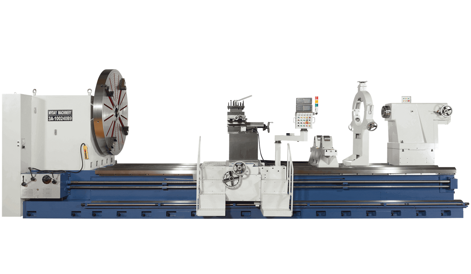 Myday MGF1800 4 Guide-way Giant Lathe (52” Bed)