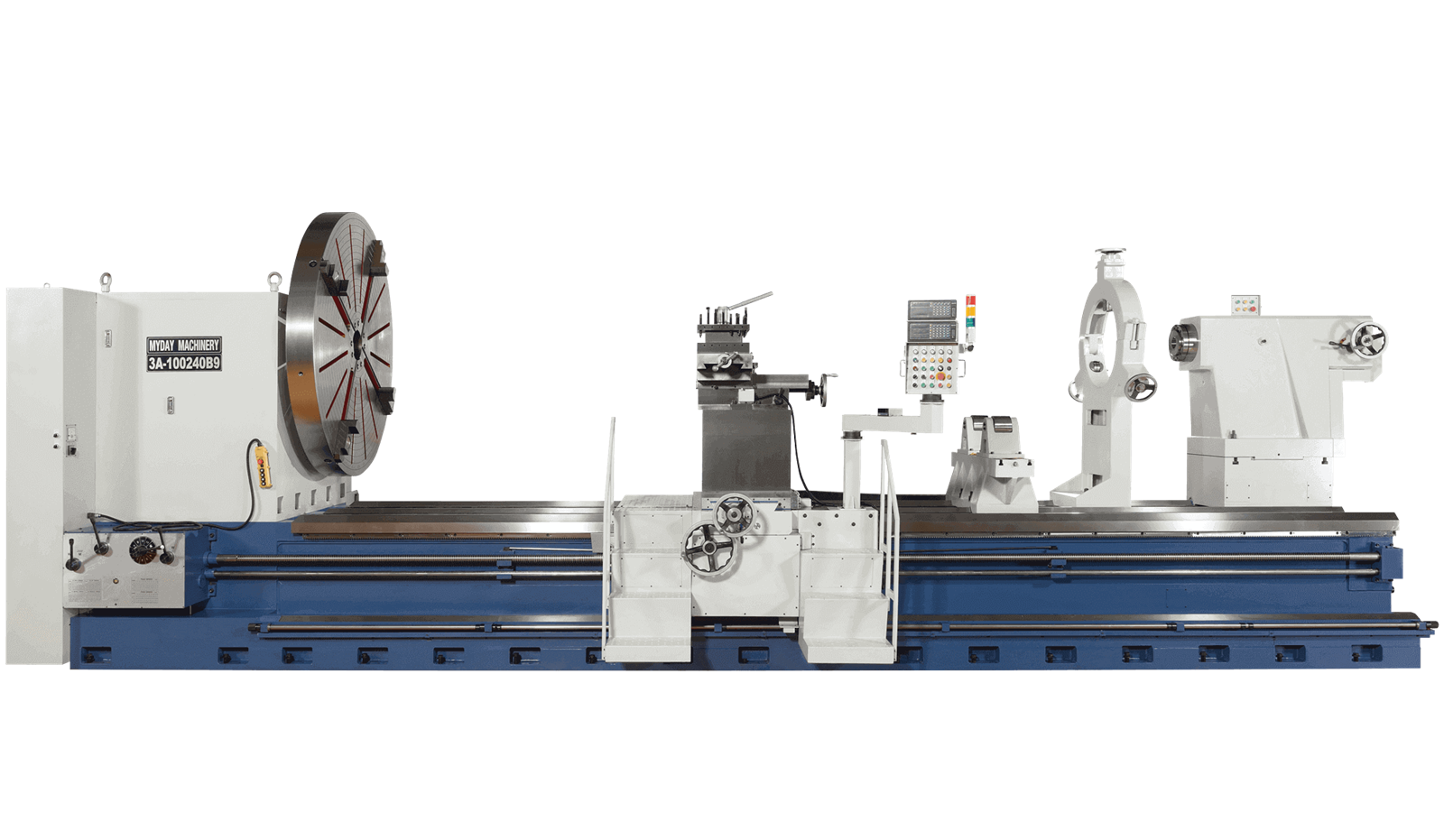 Myday MGF1800 4 Guide-way Giant Lathe (52” Bed)