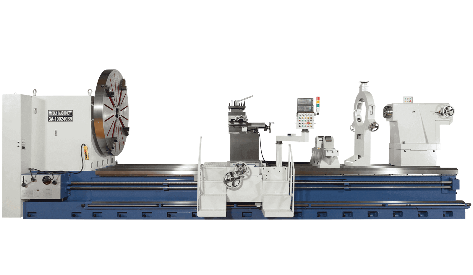 Myday MGF1800 4 Guide-way Giant Lathe (52” Bed)