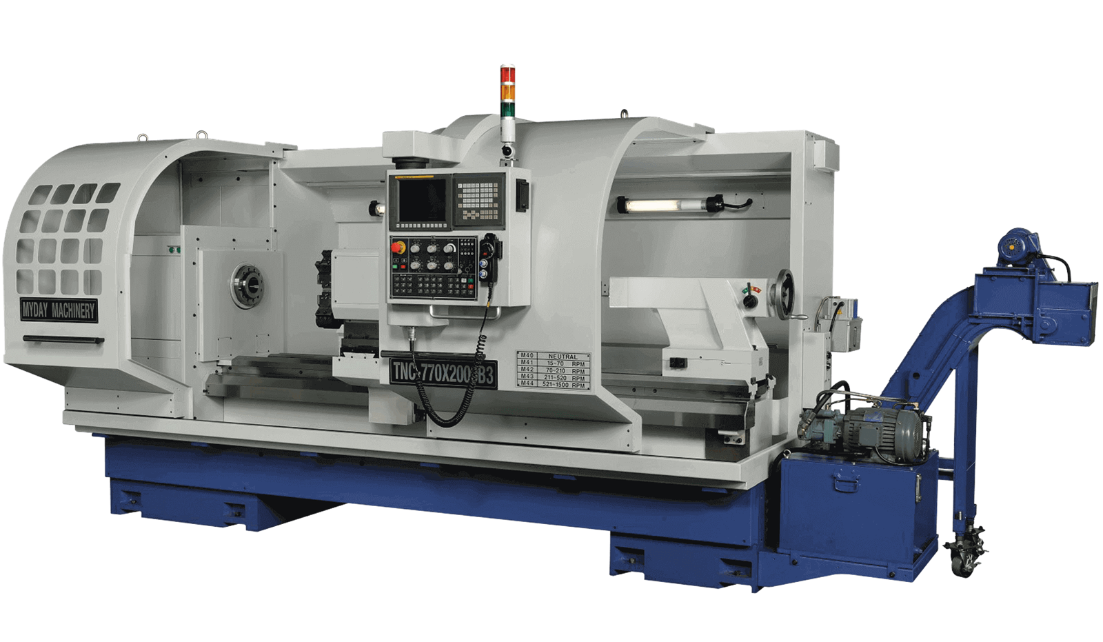 Myday SPA600 CNC Heavy Duty Precision Lathe(16” Bed)