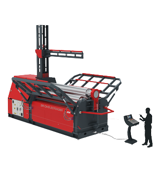 Ostas 3R-OHS 2070x280 3 Rolls Hydraulic Plate Bending Machine