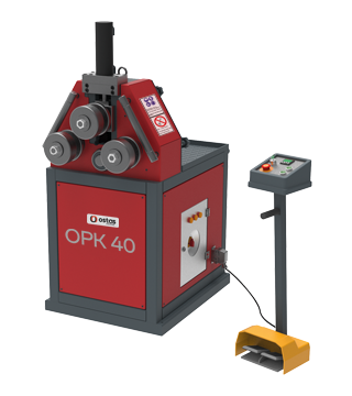 Ostas OPK-40 3 Rolls Motorized Profile Bending Machine