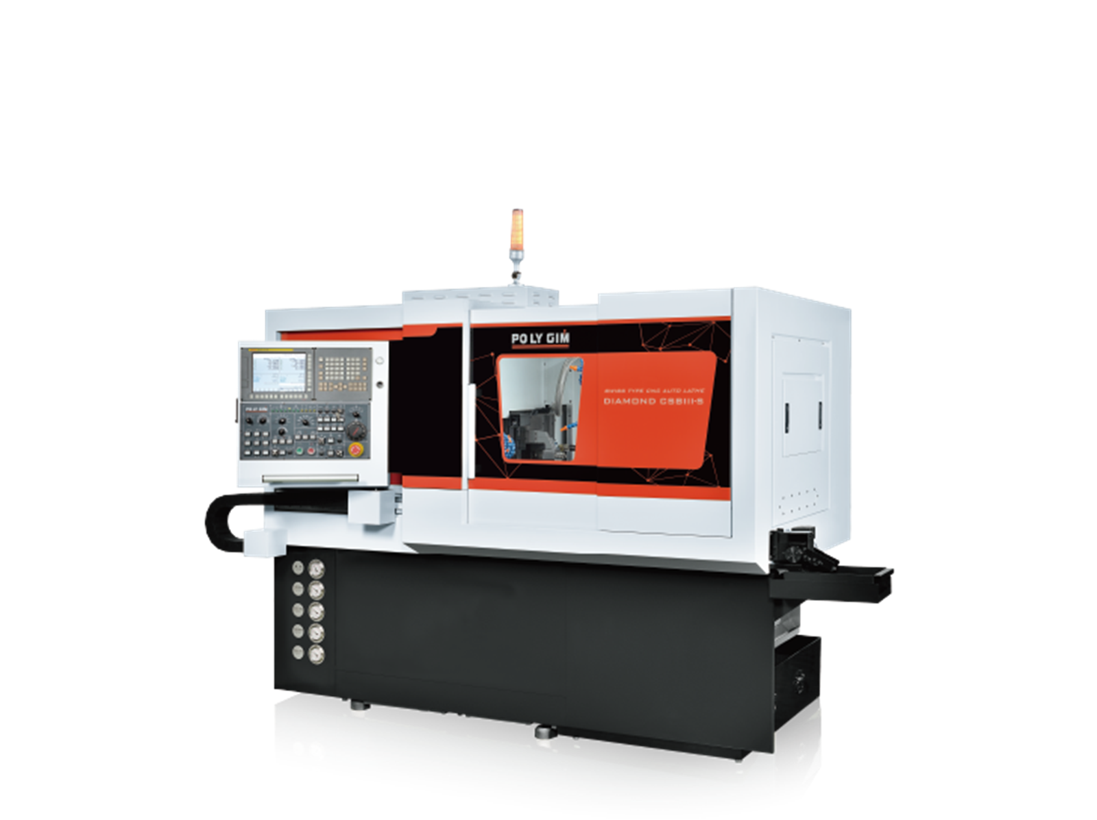 Polygim DIAMOND 12 CSB III-S Swiss Type CNC Lathe