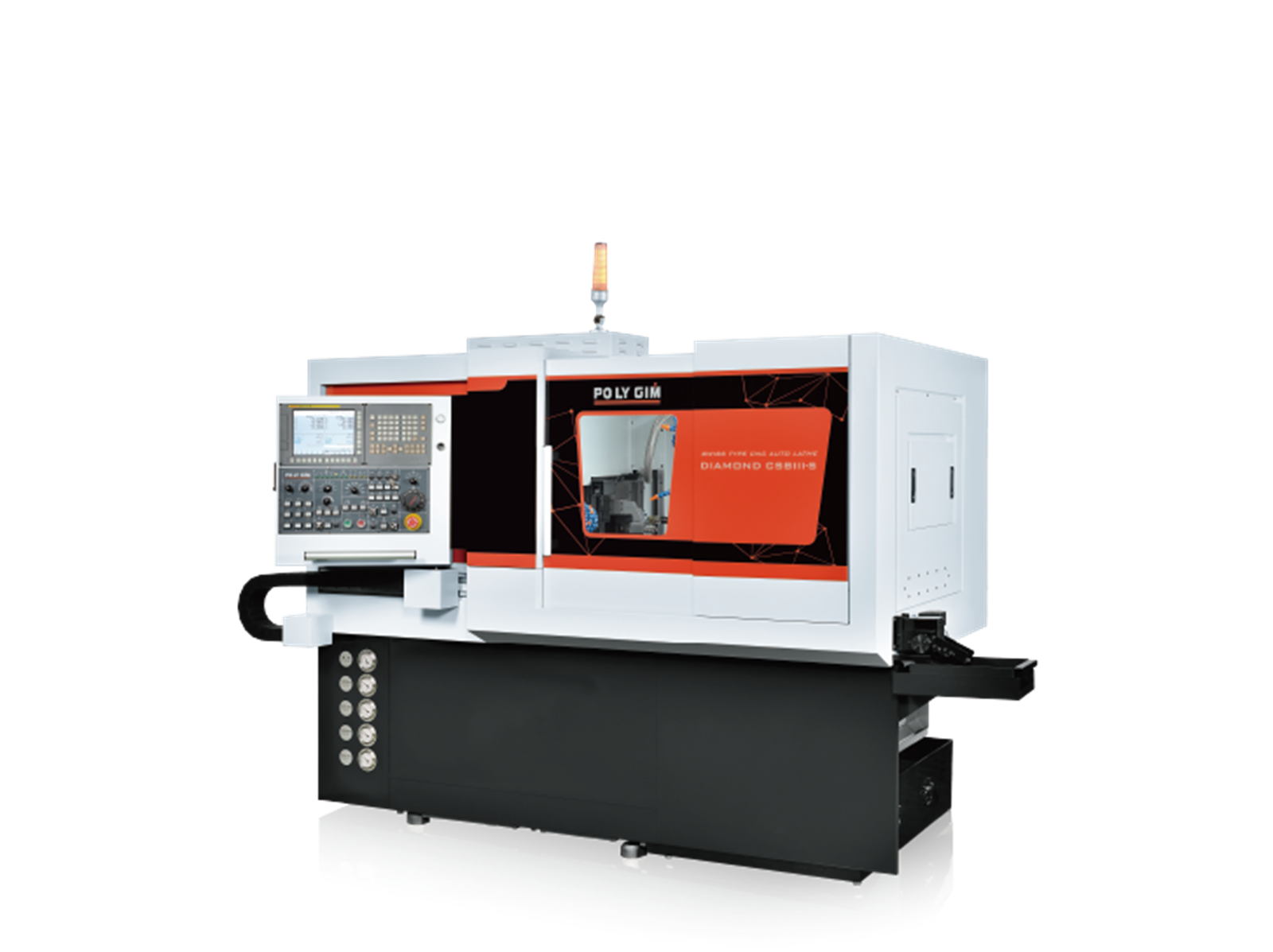 Polygim DIAMOND 12 CSB III-S Swiss Type CNC Lathe