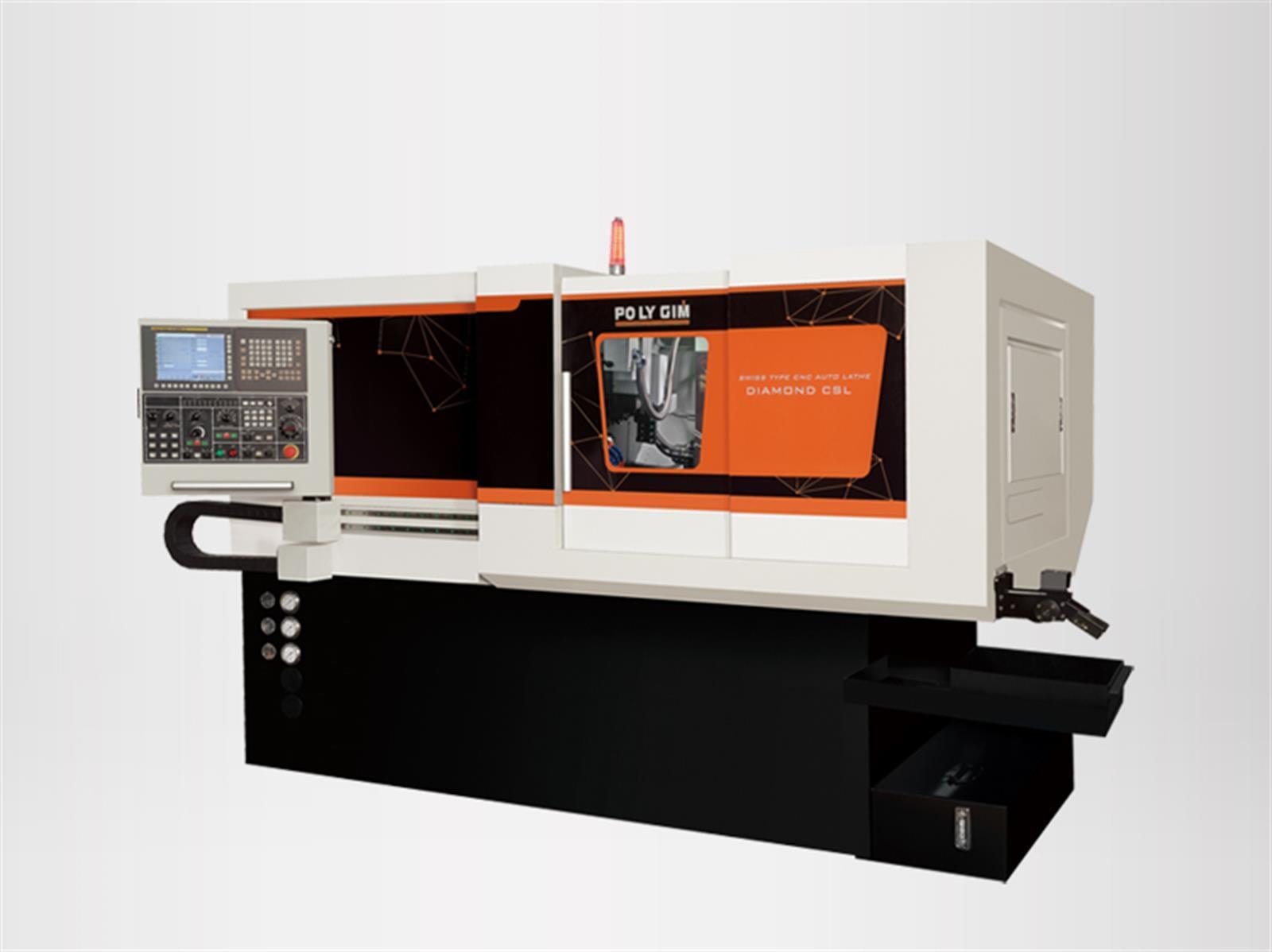 Polygim DIAMOND 25 CSL Swiss Type CNC Lathe