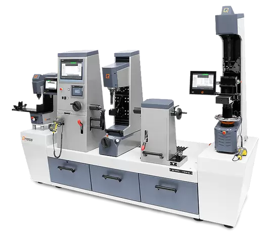 Qatm Allows Hardness Testing In Narrow Positions Crank Shaft Testing Incl. Flank Testing