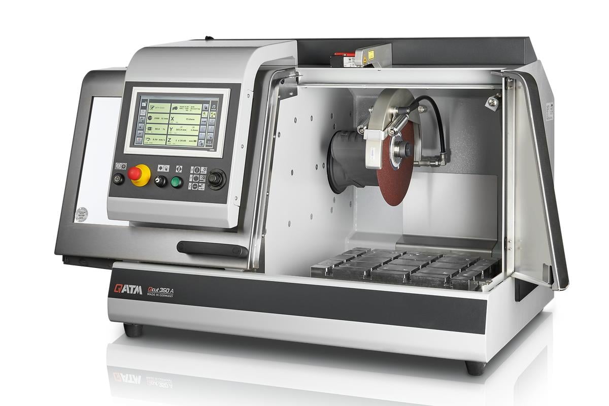 Qatm Qcut 350 A Automatic Precision Benchtop Cut-Off Machine