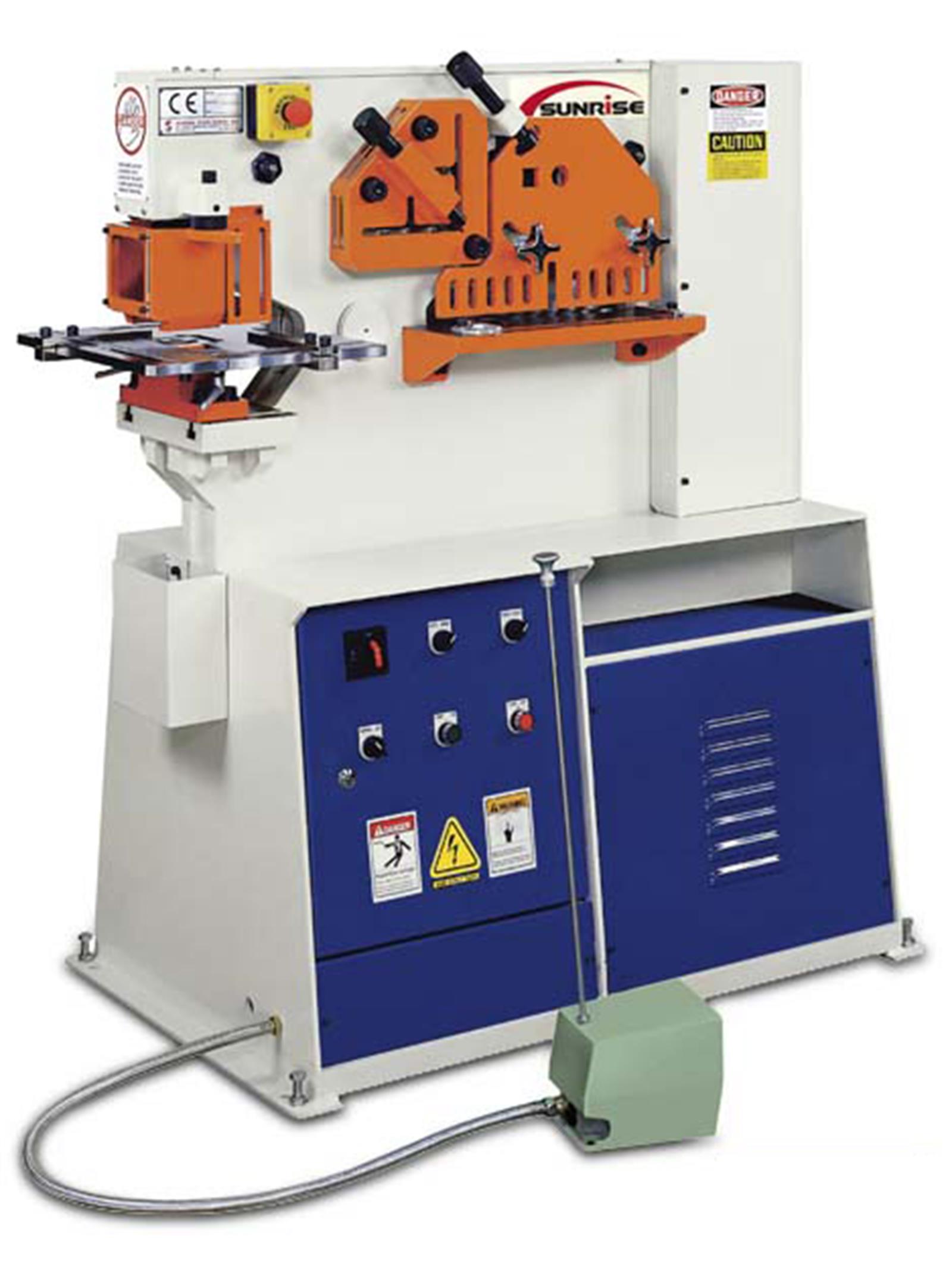 Sunrise IW-45M Single Cylinder Hydraulic Ironworker-Steelworker