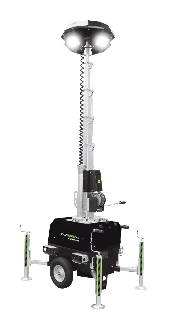 Trime X-Chain 4x150W Led - 7m Plug-In Lighting Tower