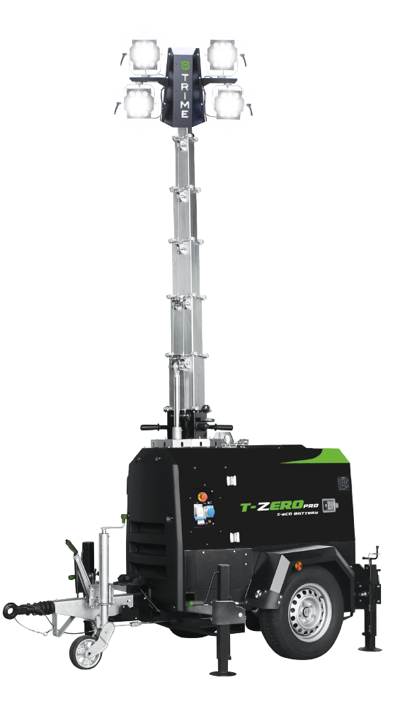 Trime X-Eco Battery 4x100W Led - 8.5 M 36 H 72 H Lighting Tower