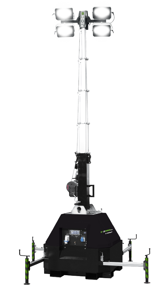 Trime X-Mast 4x320W Led - 8.5 Plug-In Lighting Tower