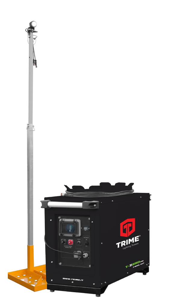 Trime X-rail Kit 25.9VdcX200aH+9 Mast-Led Portable Lighting Tower