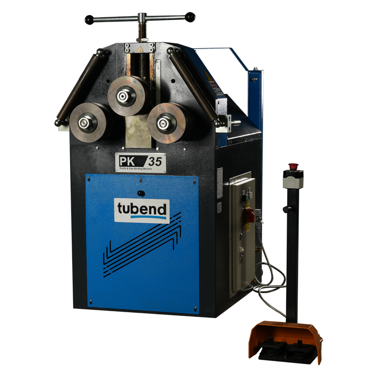 Tubend PK 35 3Rolls Motorized Section And Pipe Bending Machine
