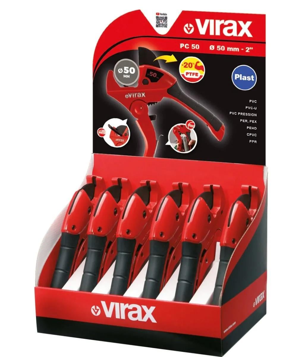 Virax 2150 Cuttıng Reamıng Display Box of PC 50 Plastic Tube Cutters