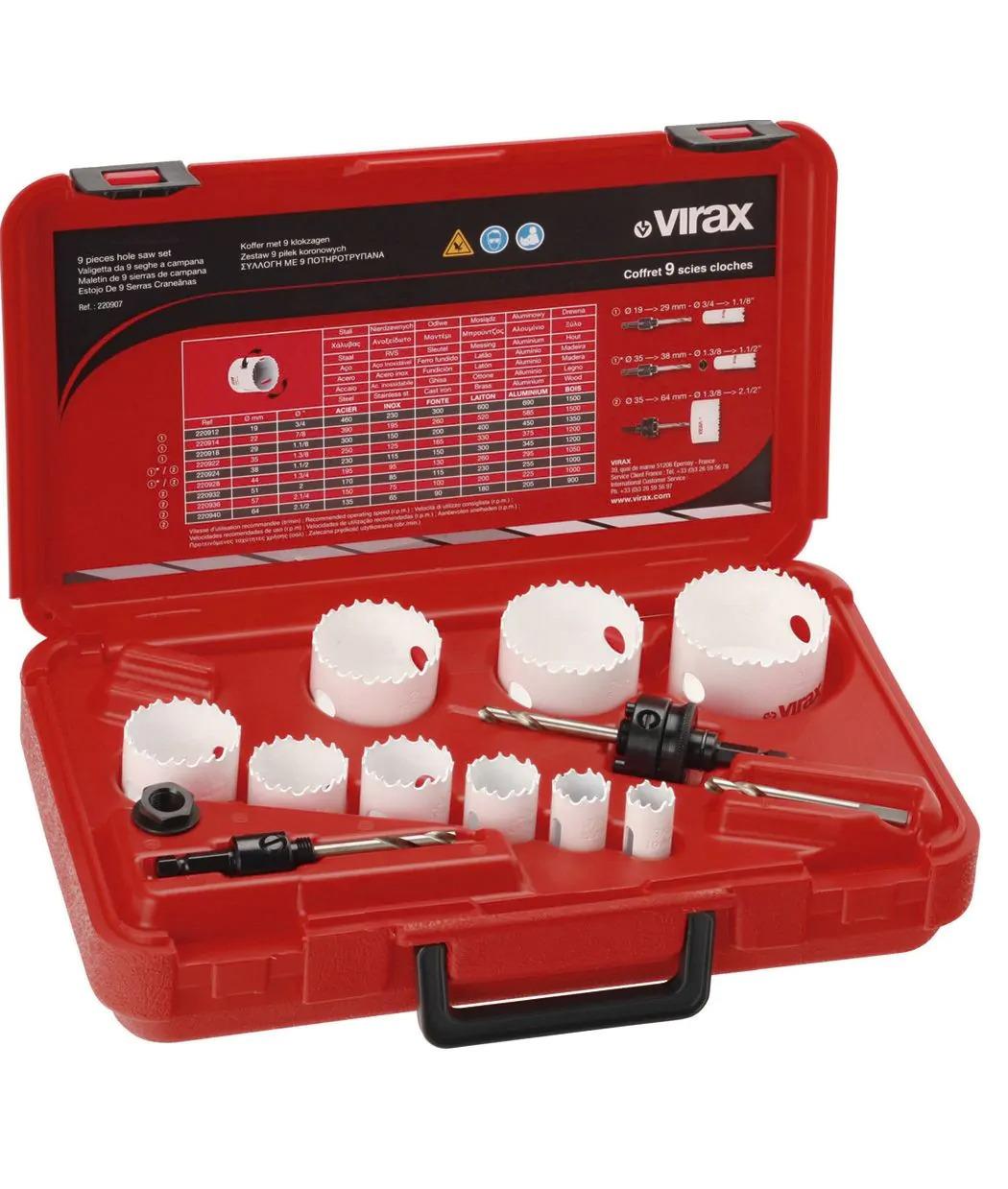 Virax 2209 Cuttıng Reamıng Hole Saw Set