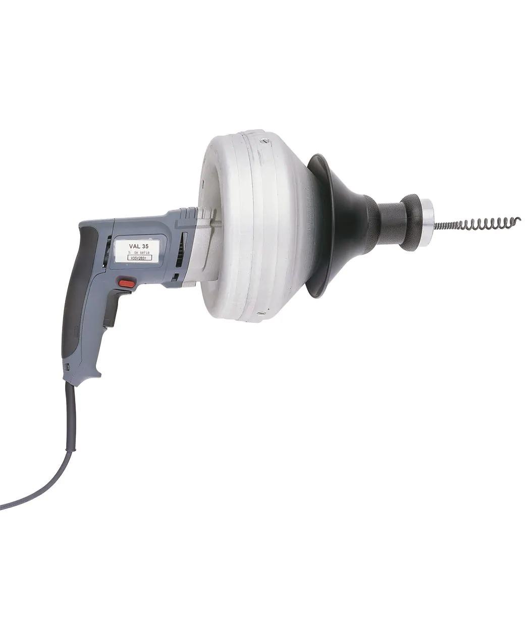 Virax 2910 Declogging Cleaning Portable Electric Drum Type Pipe Cleaner VAL 35 / VAL 35E