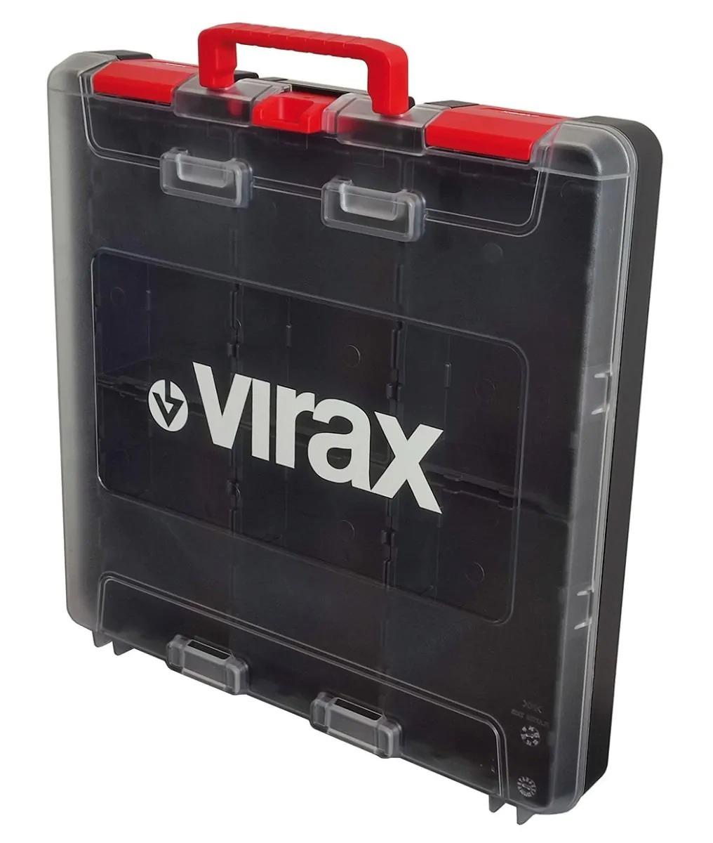 Virax 3410 General Purpose Tools Virabox storage case with 6 compartments