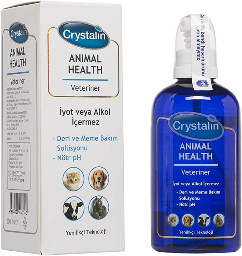 Crystalin Animal Health Göz Ve Kulak Temizleme Solüsyonu 200ml PufiVet