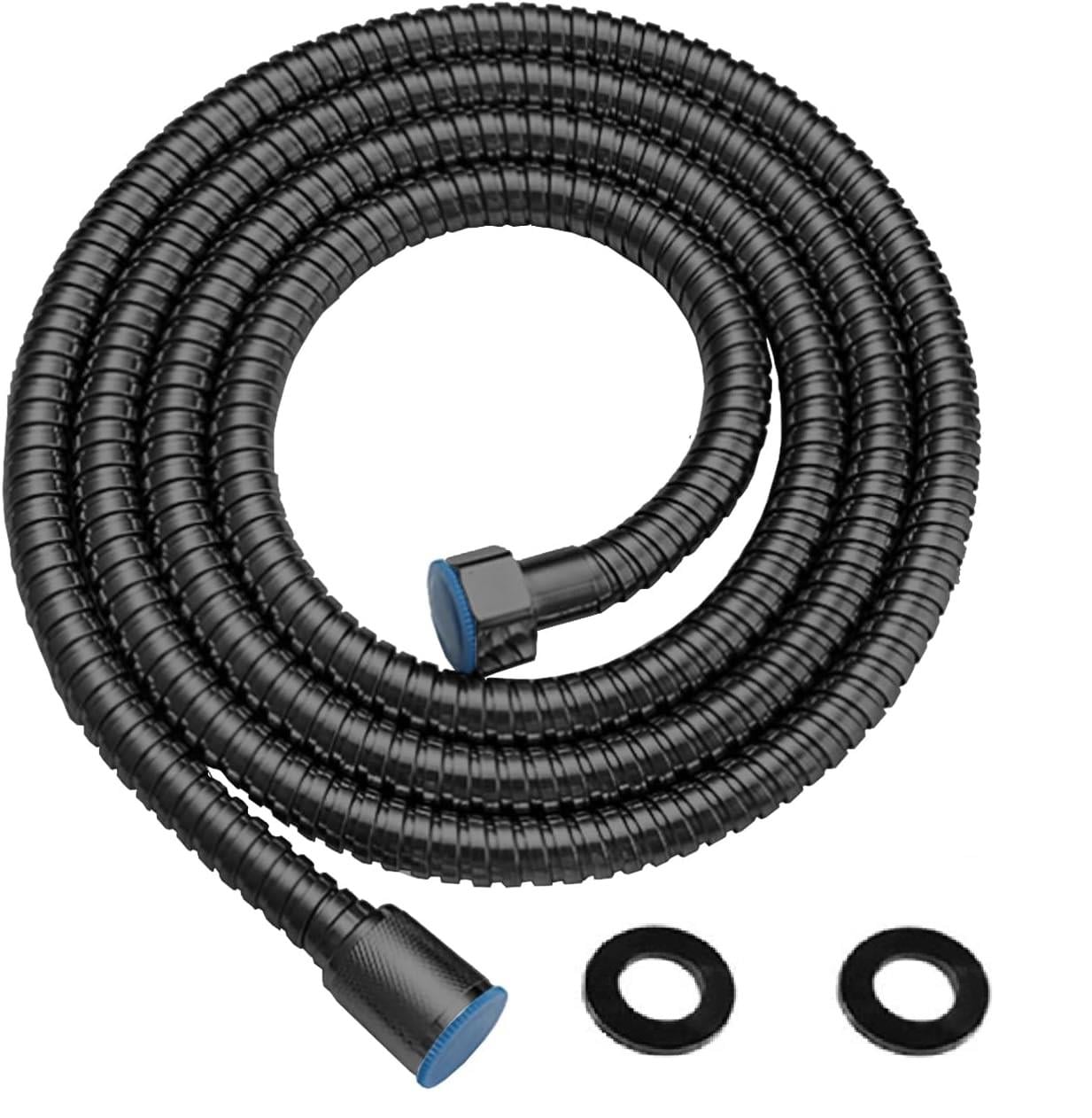 Lüks Paslanmaz Çelik Çift Kenetli Hortum 150-175-200-300 Seçenekleriyle (SS Rakor SS Insert PVC iç Boru)
