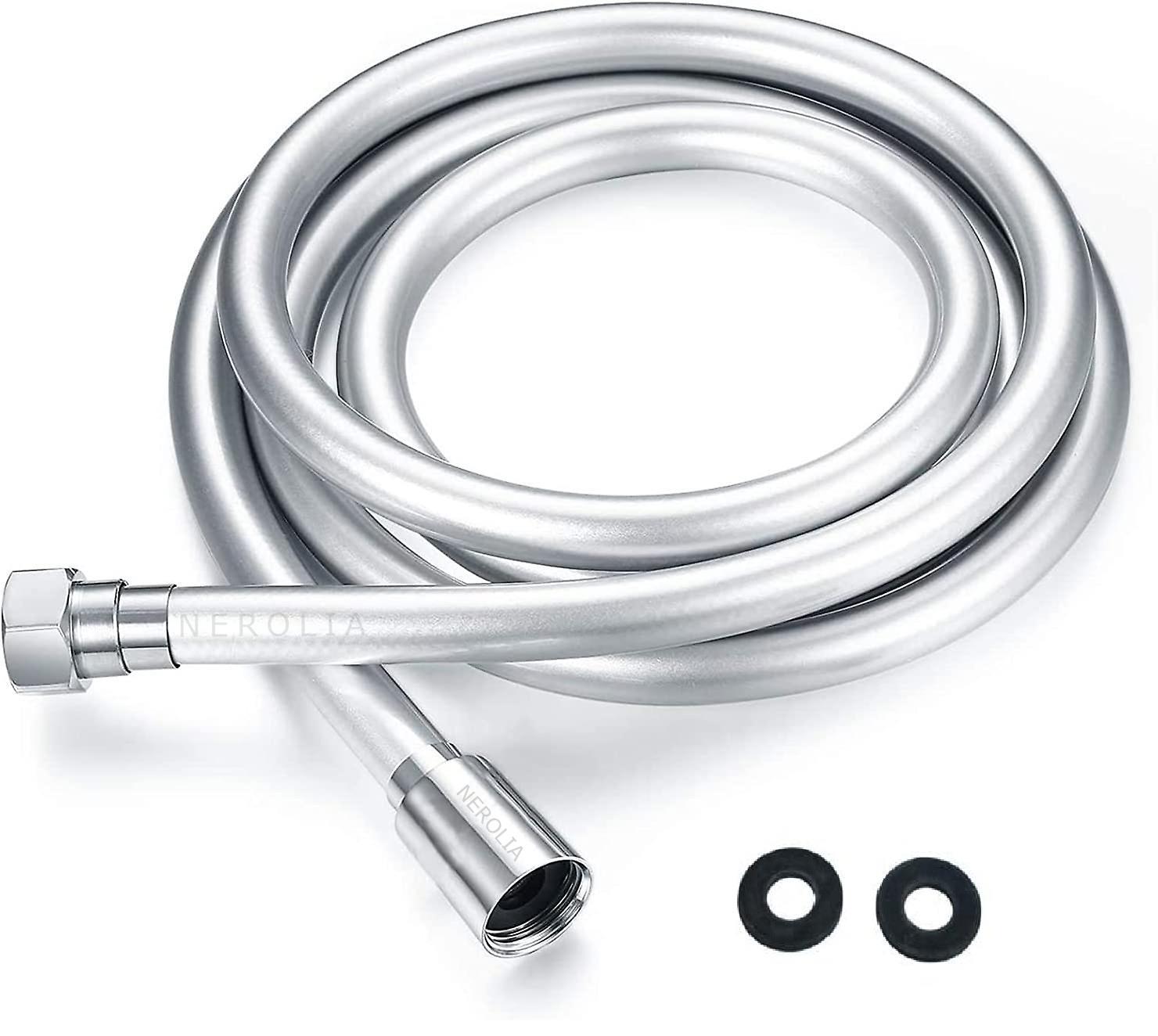 Yüksek Kaliteli Lüks Gri Pvc Hortum 150-175-200-250-300 cm Seçenekleriyle (360 Derece Anti-Twist SS Rakor)