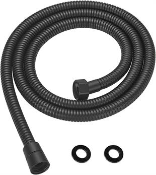 Yüksek Kaliteli Ultra Lüks Paslanmaz Çelik Çift Kenetli Spiral Hortum 150-175-200-300 Seçenekleriyle (360 derece Pirinç Rakor Pirinç Insert EPDM iç boru) 