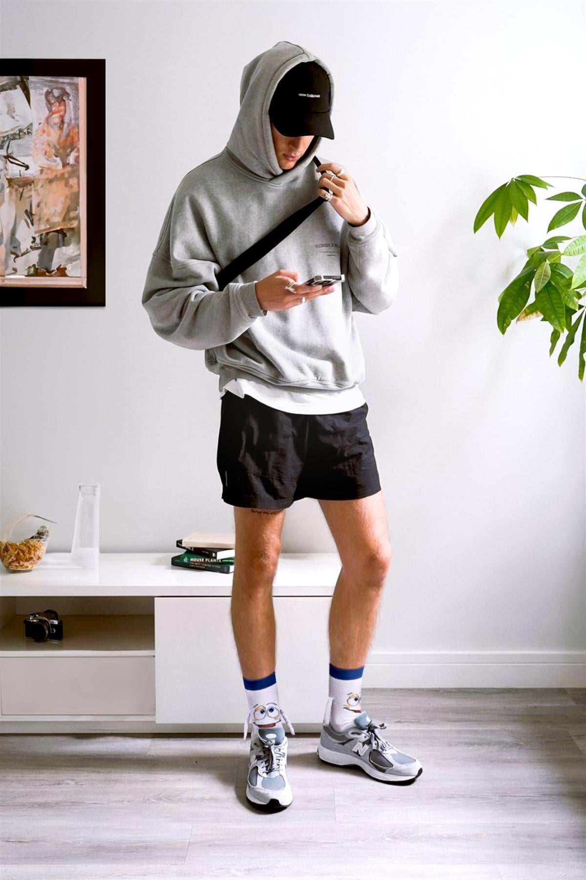 Mono Socks - 2li Elele Tutuşan Mıknatıslı Sevgili Çift Çorap