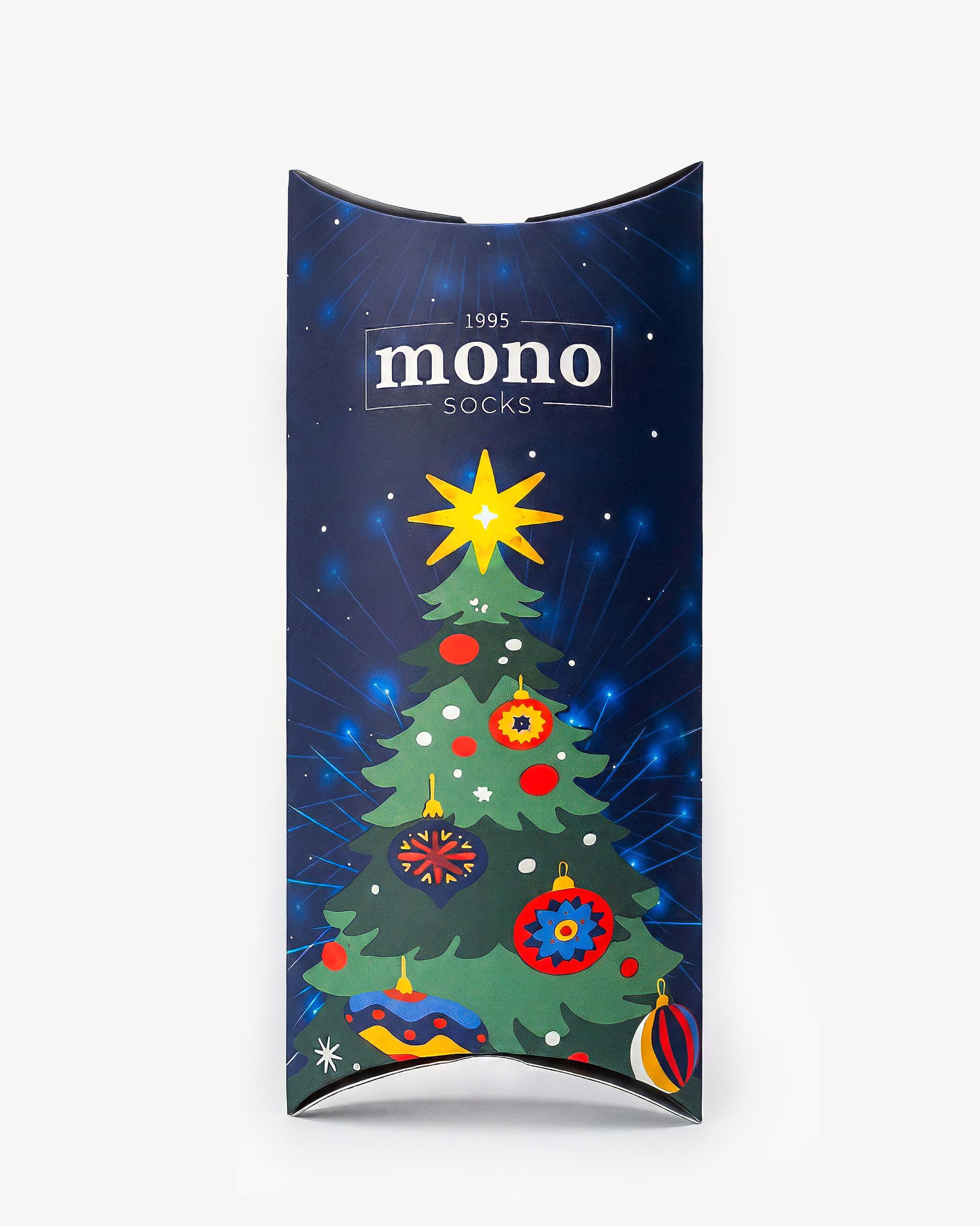 Mono Socks - 3lü Christmas Classic (Yılbaşı Ağacı – Şeker – Kurabiye)