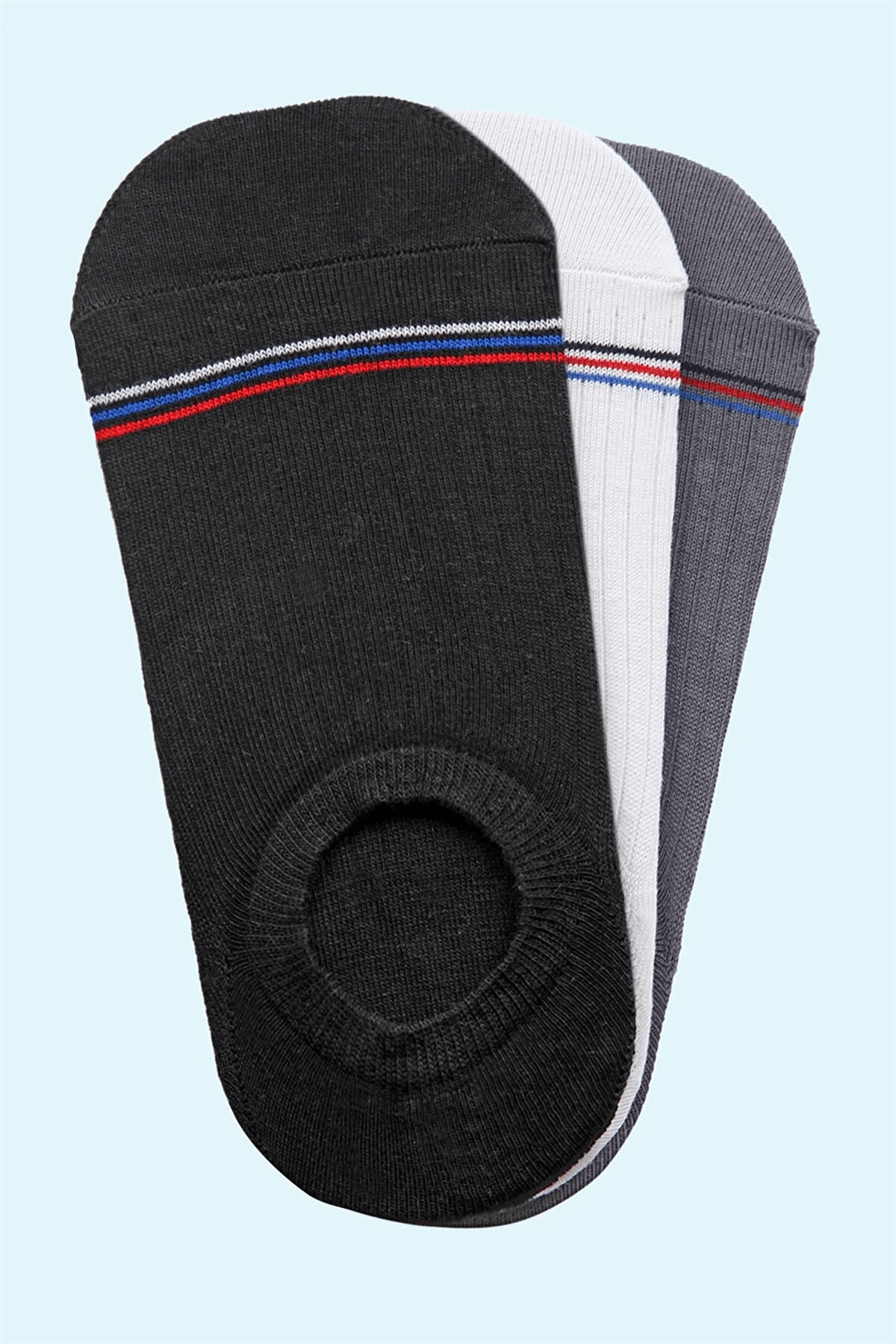 Mono Socks - 3lü Pamuklu Sport Çorap