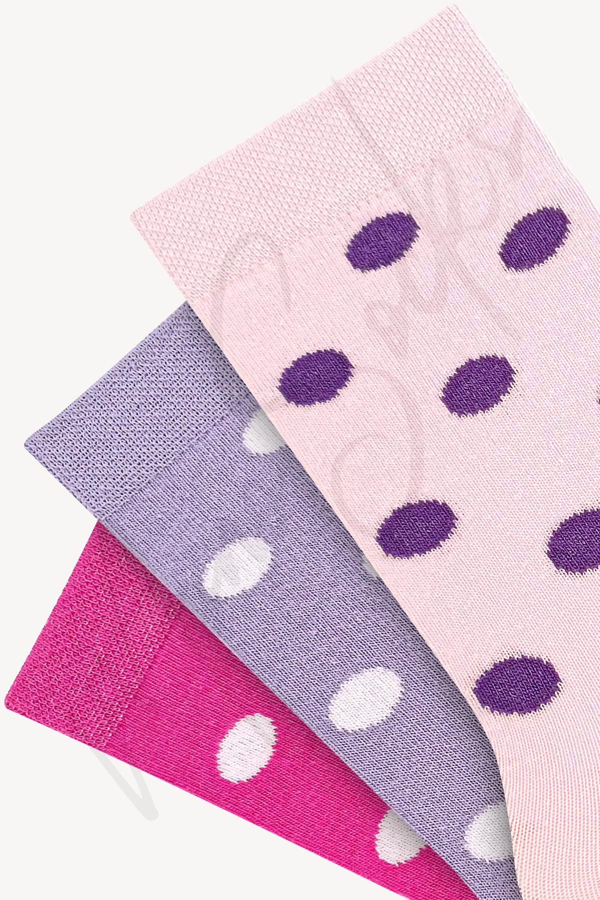 Mono Socks - 3lü Cinnamon Series Pamuklu Donut Çorap