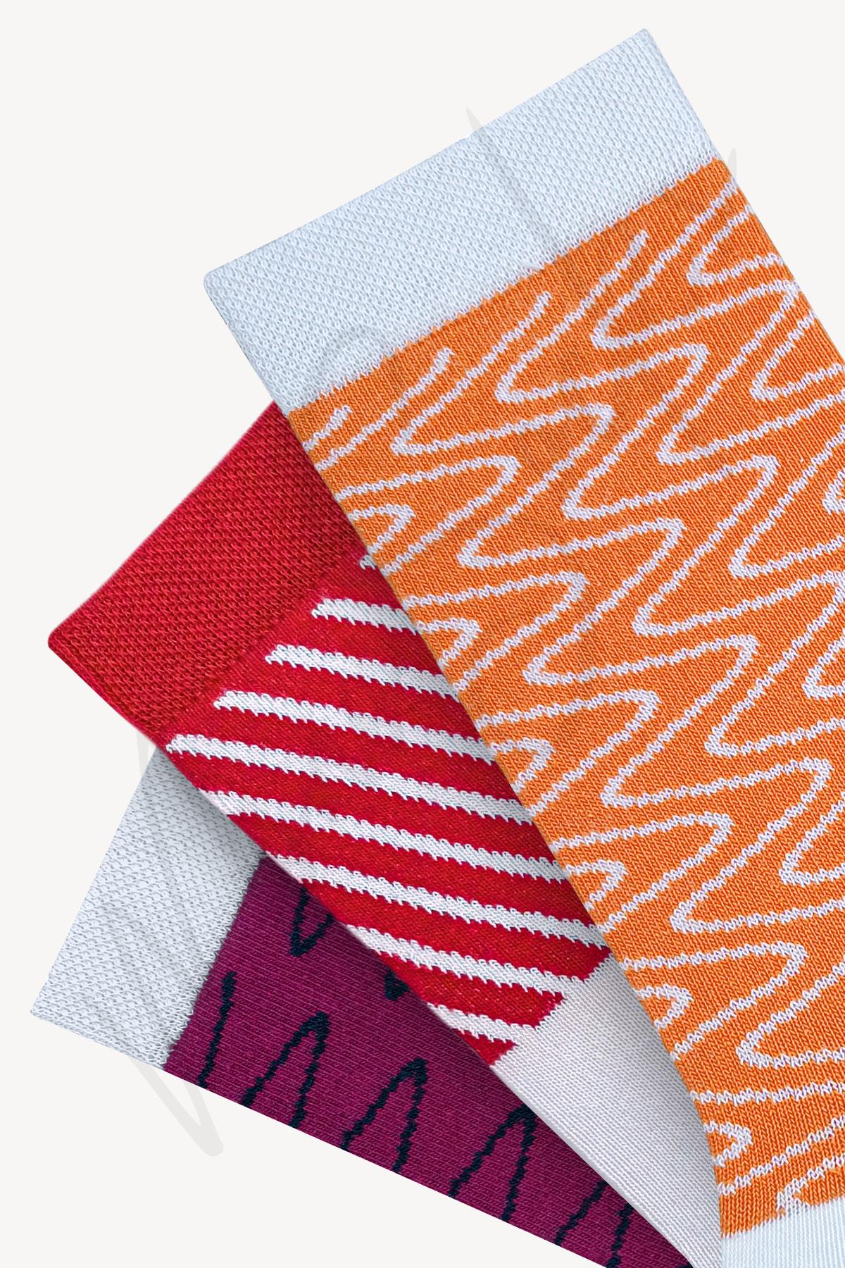 Mono Socks - 3lü Tuna Maki Set C Sushi Çorap