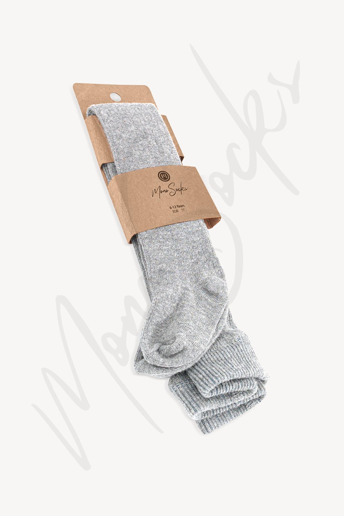Mono Socks - Tekli Fitilli Bebek ve Çocuk Külotlu Çorabı