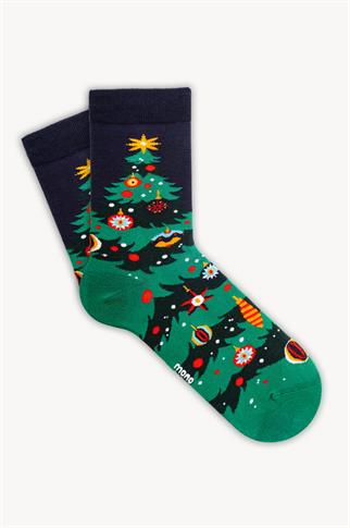 Mono Socks - 1li Yılbaşı Ağaclı Çorap