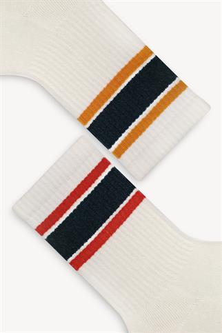 Mono Socks - 2li Çemberli Taban Altı Havlu Spor Çorap