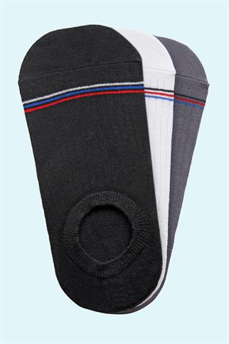 Mono Socks - 3lü Pamuklu Sport Çorap